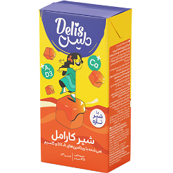 دلیس شیر کارامل غنی شده کودک 125 کاله